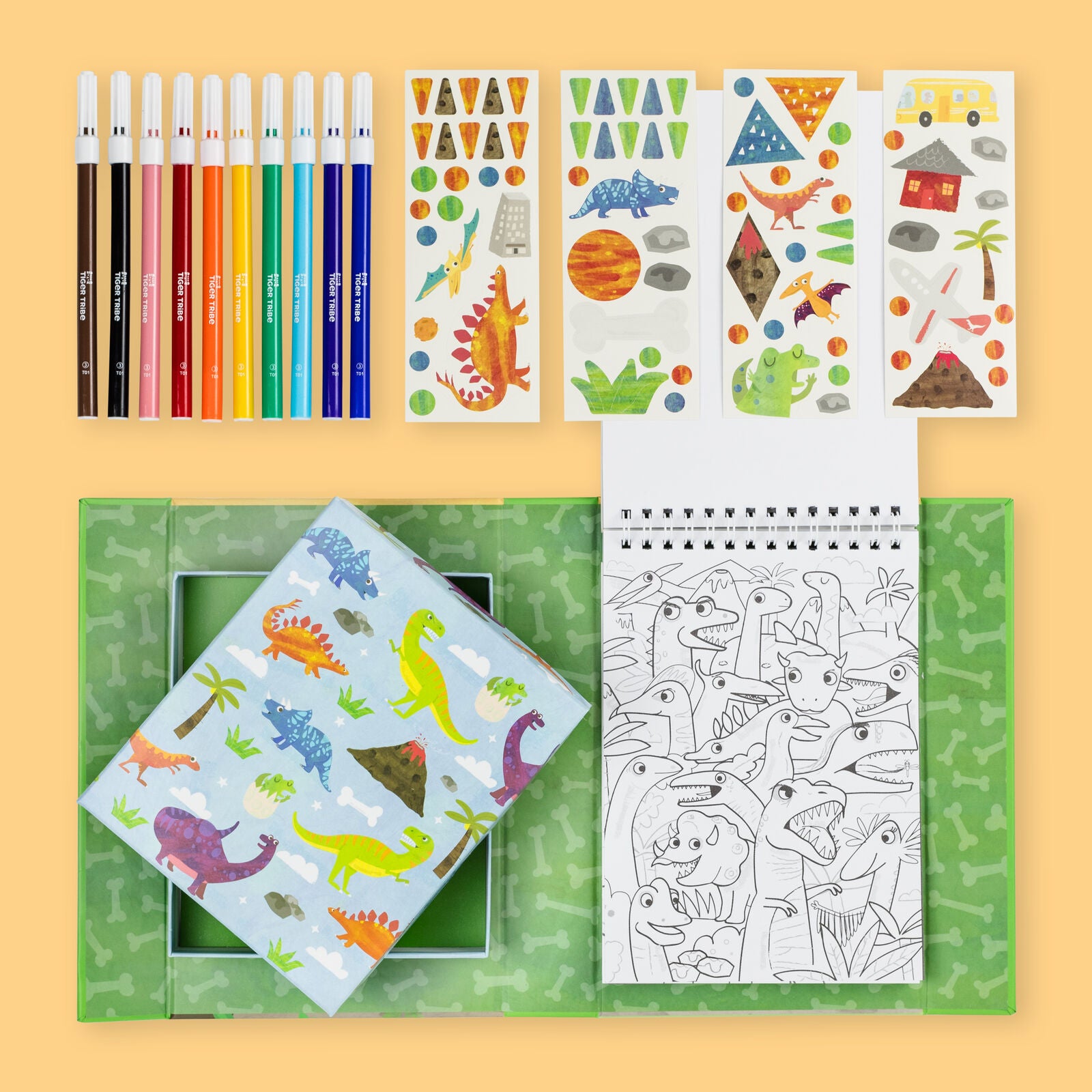 Colouring Set Dinosaurs