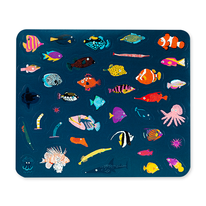 Colourful Fish 160 Stickers