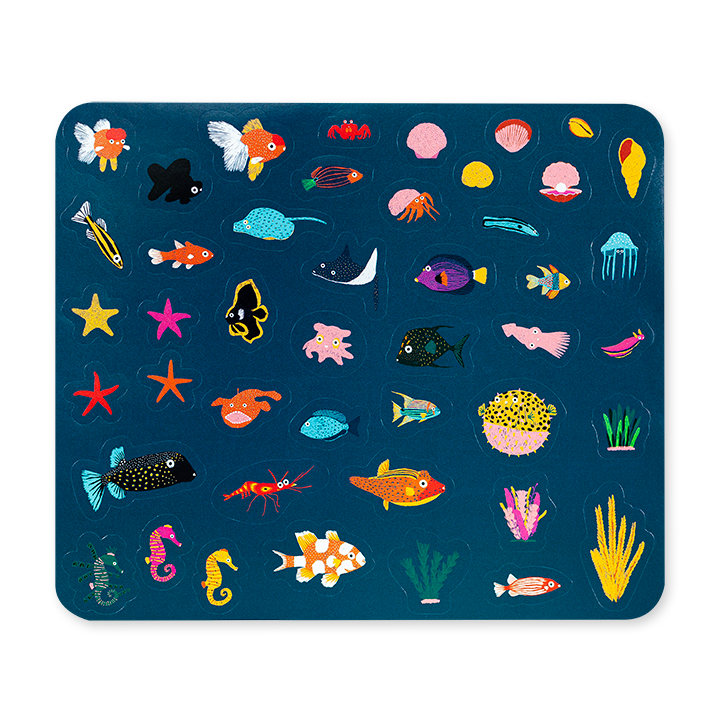 Colourful Fish 160 Stickers