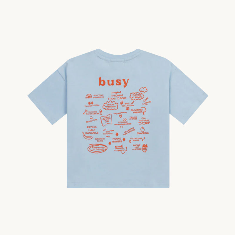 Busy Tee Sky Blue