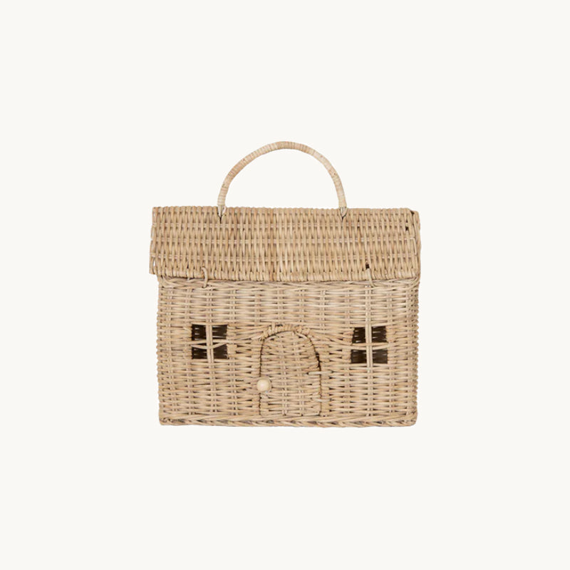 Rattan Casa Clutch