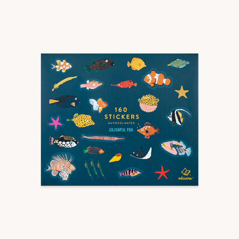 Colourful Fish 160 Stickers