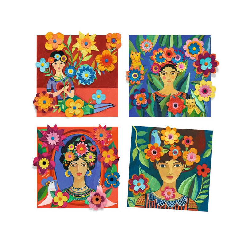 Inspired by Frida Kahlo 3D Pictures