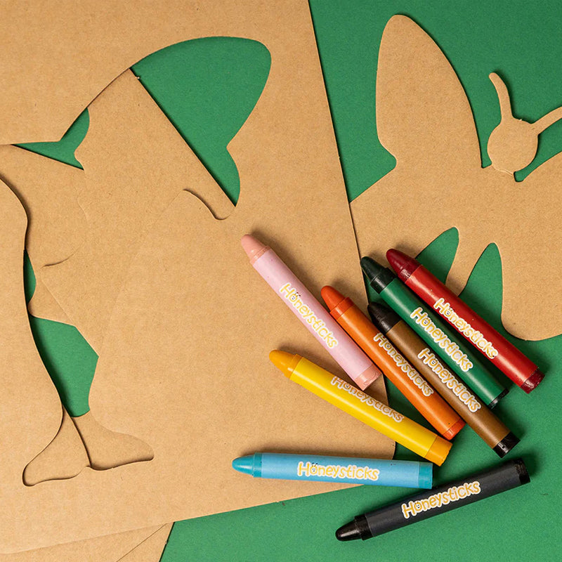 Honeysticks Stencils & Crayons Activity Set