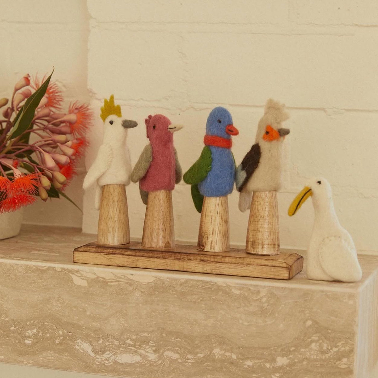 Australian Bird Finger Puppets