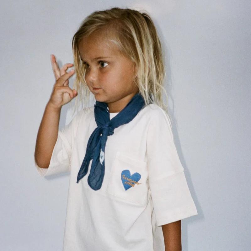 Oversized Pocket Heart Tee