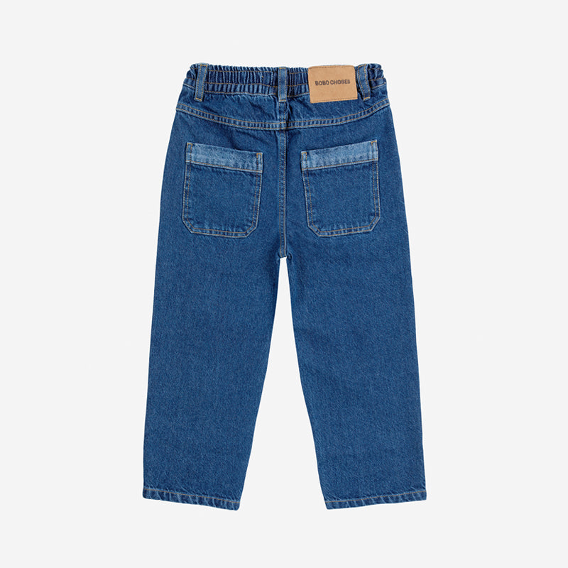 Face Denim Jogger Pants