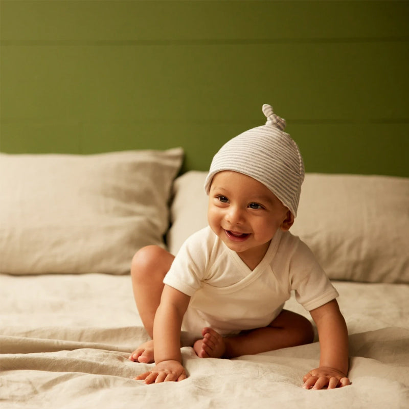 Short Seeve Kimono Bodysuit Natural