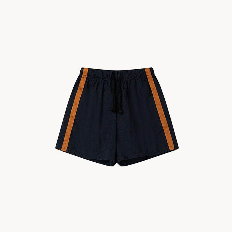 Twin Stripe Swim Short Midnight