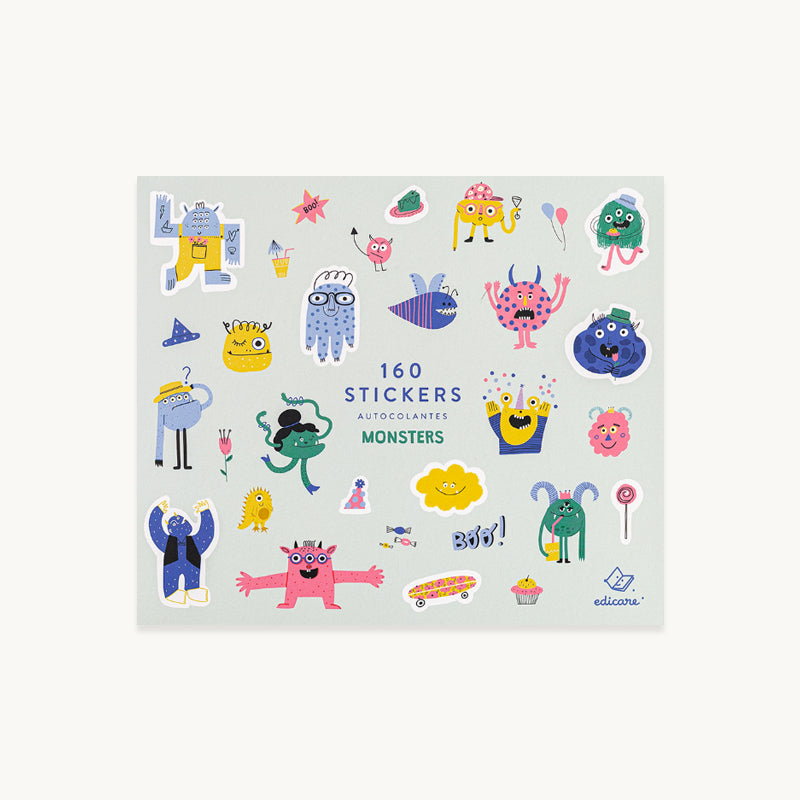 Monsters 160 Stickers