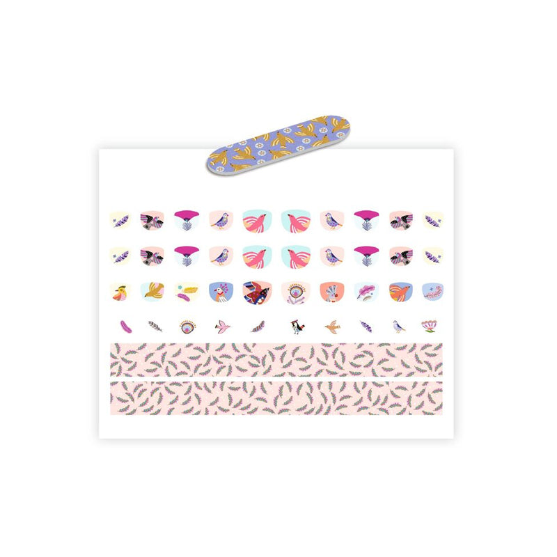 Feather Nail Stickers