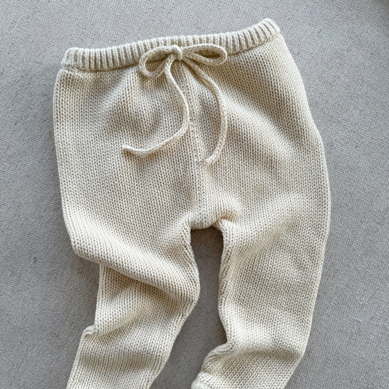 Poet Knit Pants Biscuit