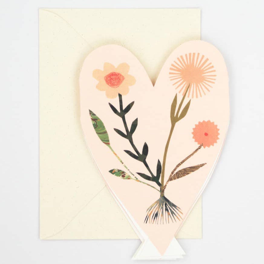 Hearts Concertina Card