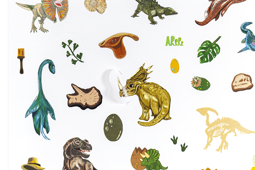 Dinosaurs 160 Stickers