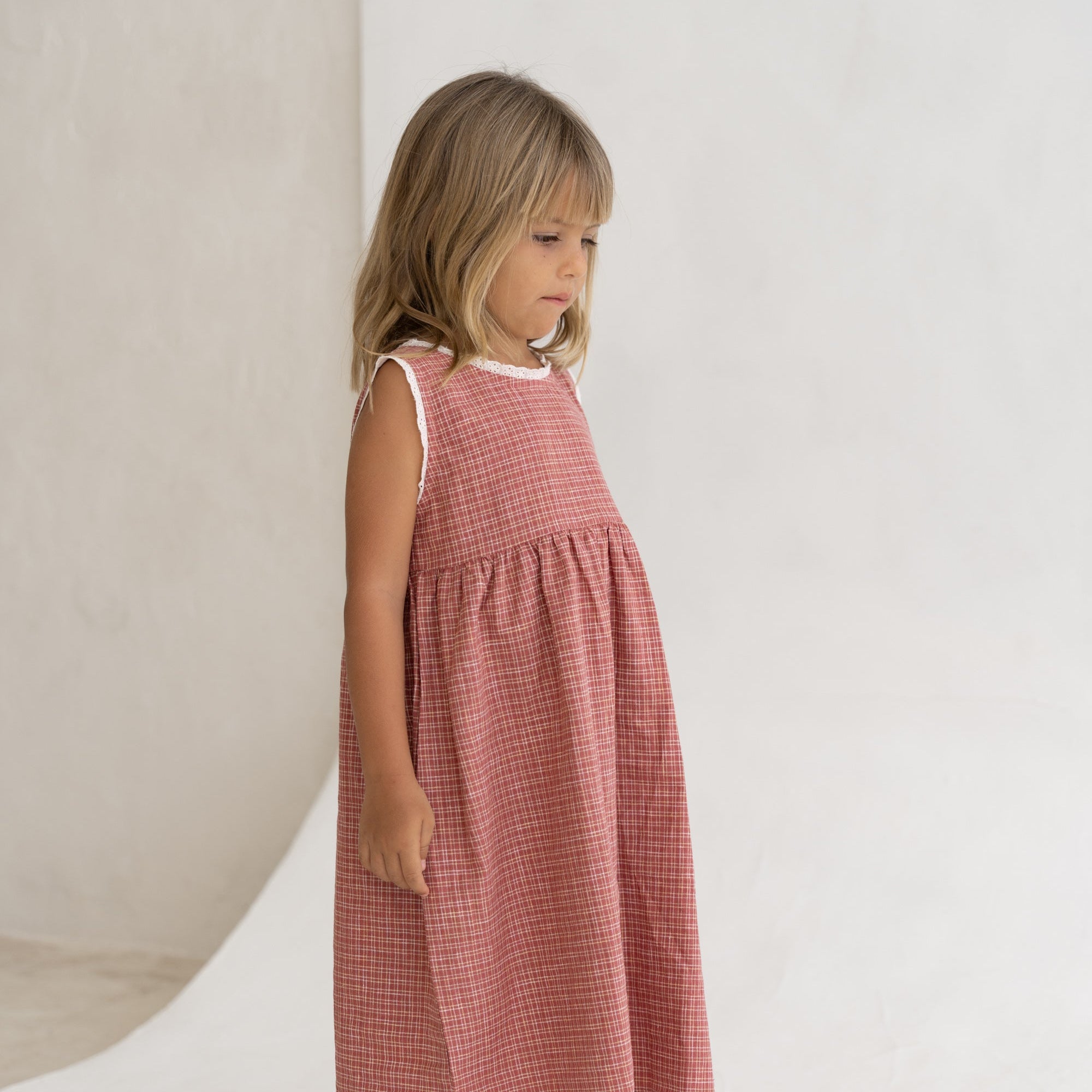 Eden Dress Red Plaid