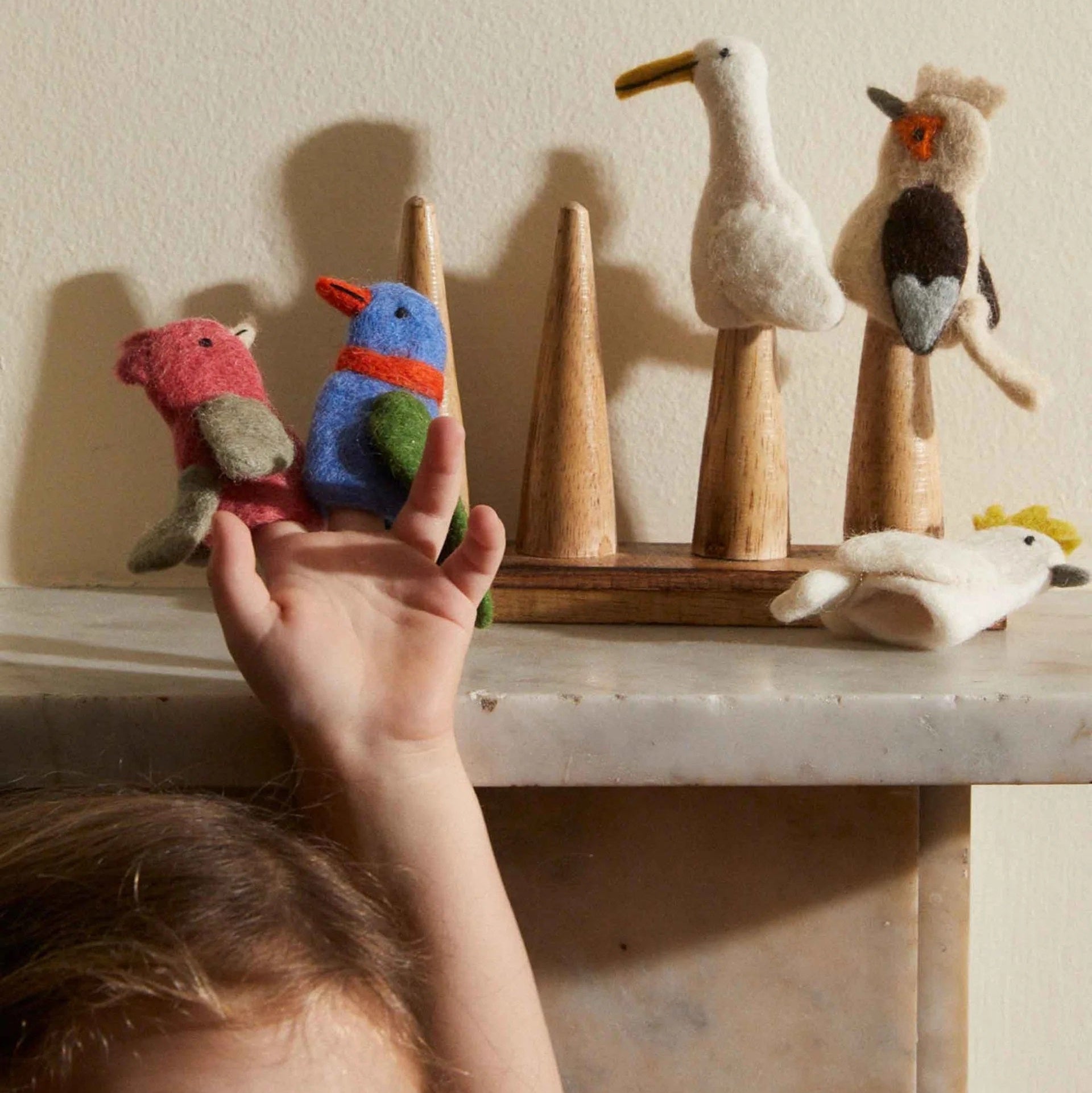 Australian Bird Finger Puppets