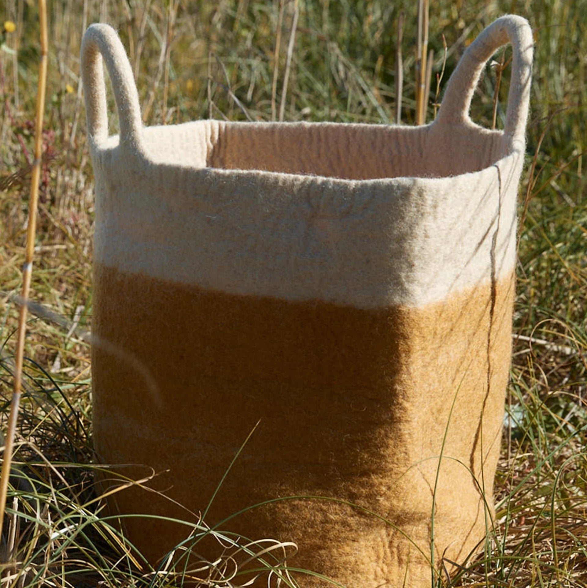 Toy Basket Mustard
