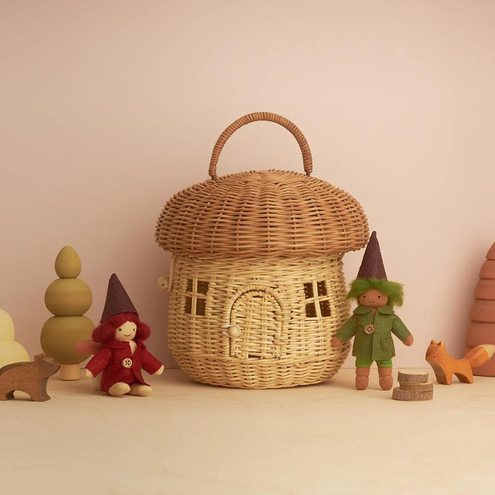 Natural Mushroom Basket