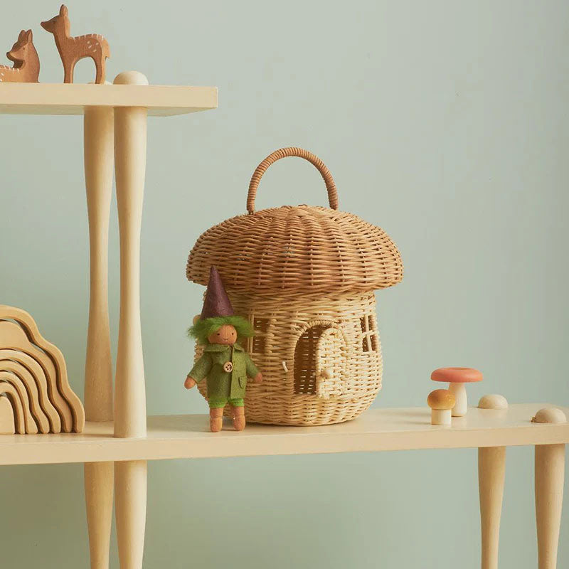 Natural Mushroom Basket