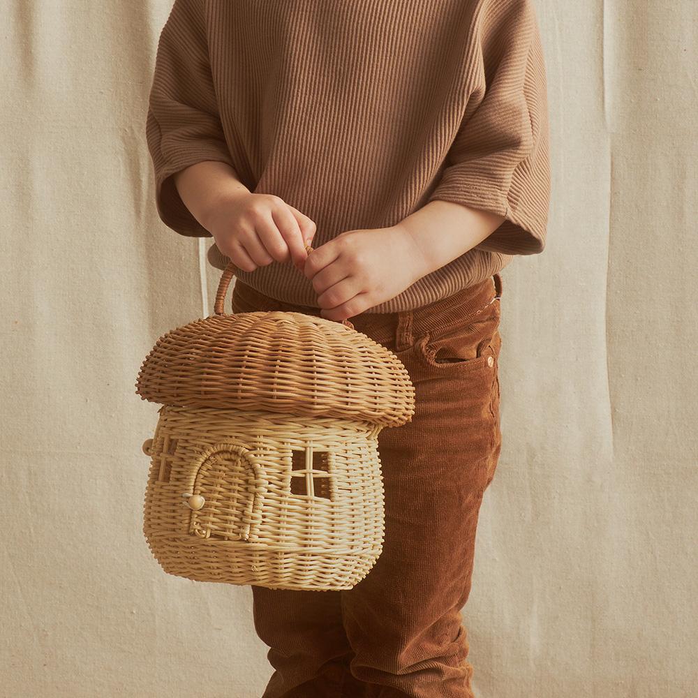 Natural Mushroom Basket