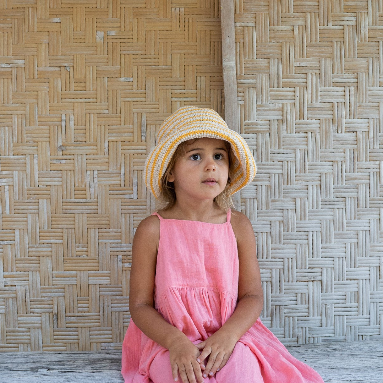 Crochet Hat Mango Strip