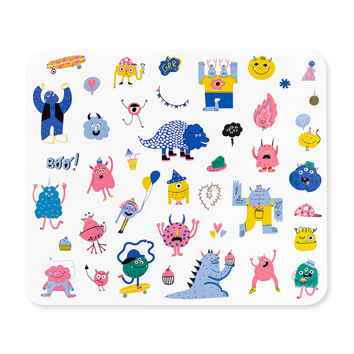 Monsters 160 Stickers