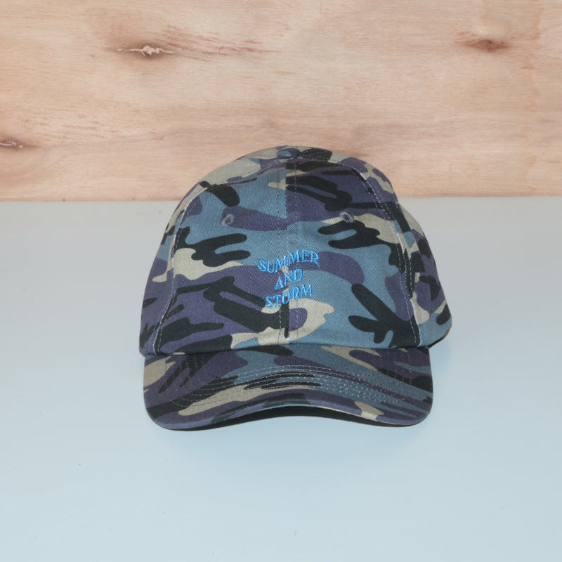 Dad Cap Blue Camo