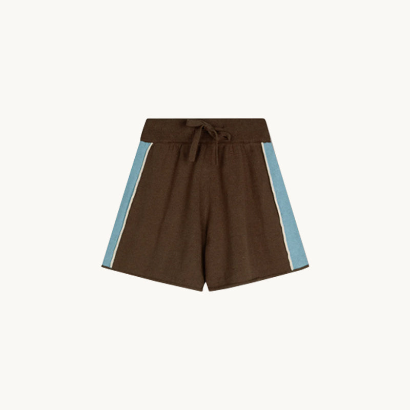 Lightweight Knit Shorts Choc