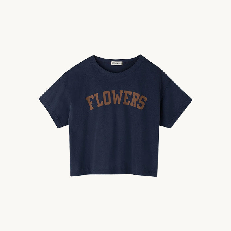 Flowers Tee Midnight