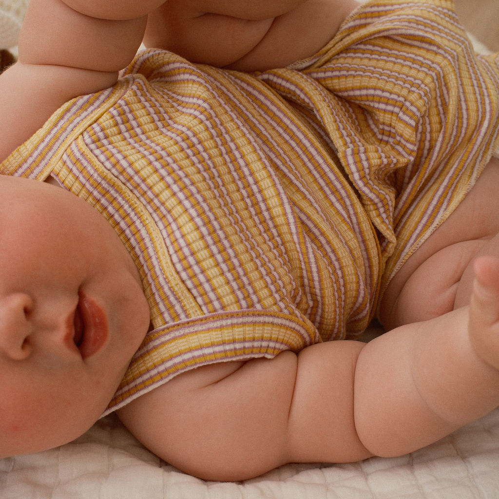 Cleo Rib Set Lemonade Stripe