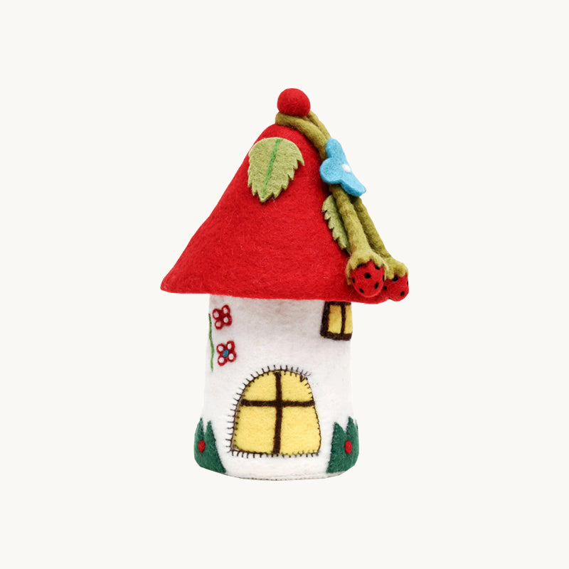 Fairy House Red Roof