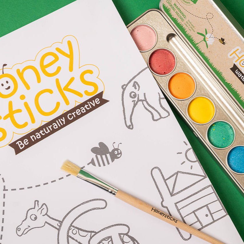 Honeysticks Poster & Watercolour Set