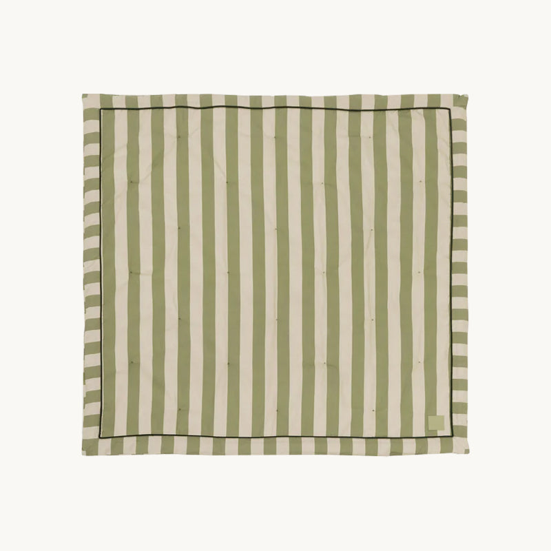 Striped Play Mat Green