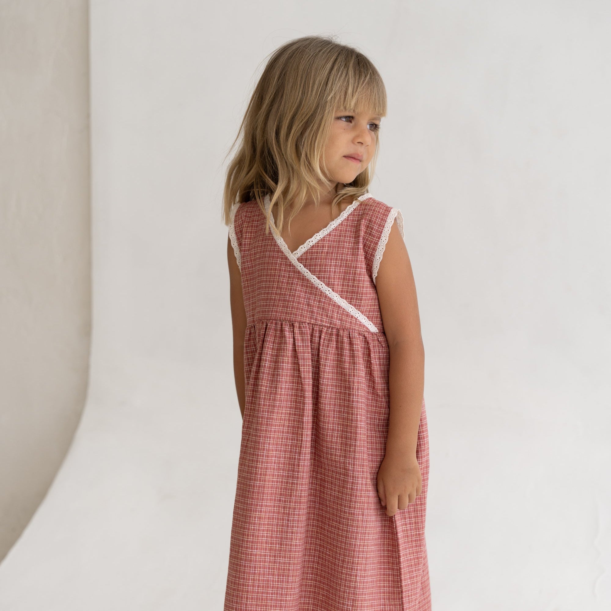 Eden Dress Red Plaid