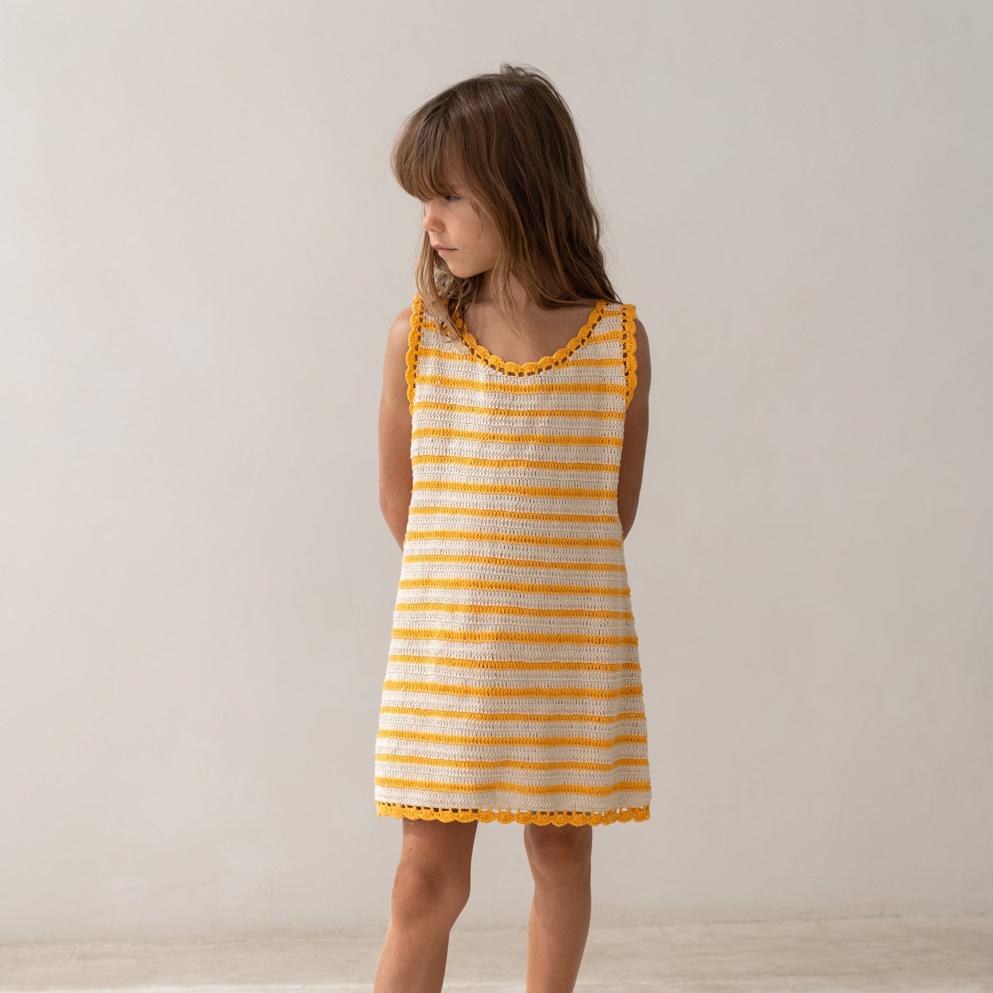 Crochet Mini Mango Stripe