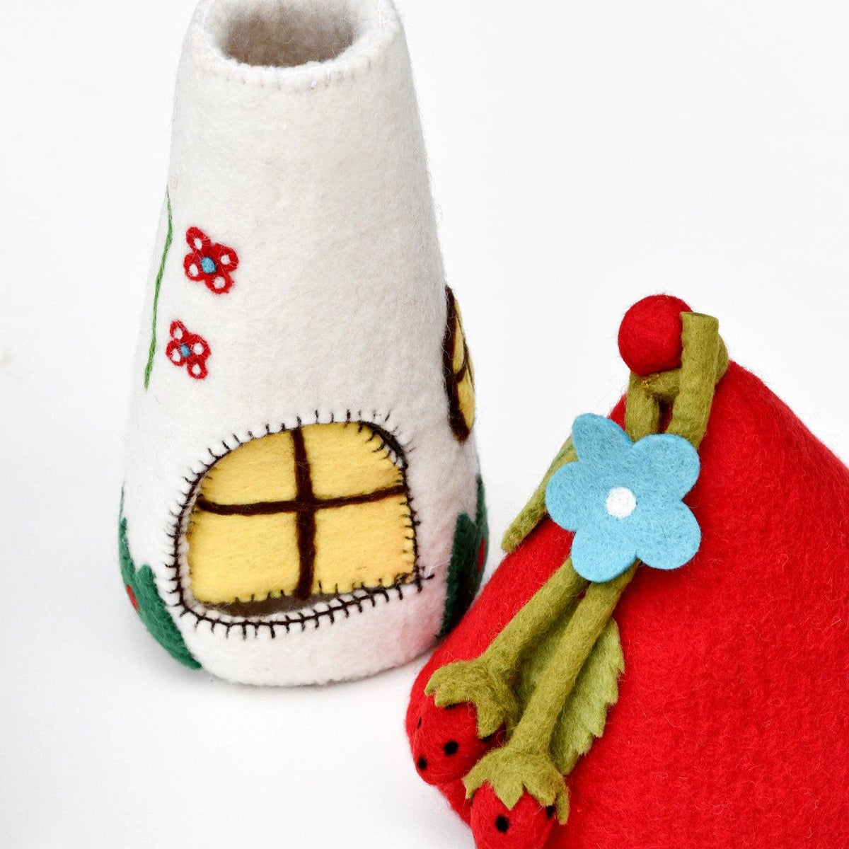 Fairy House Red Roof
