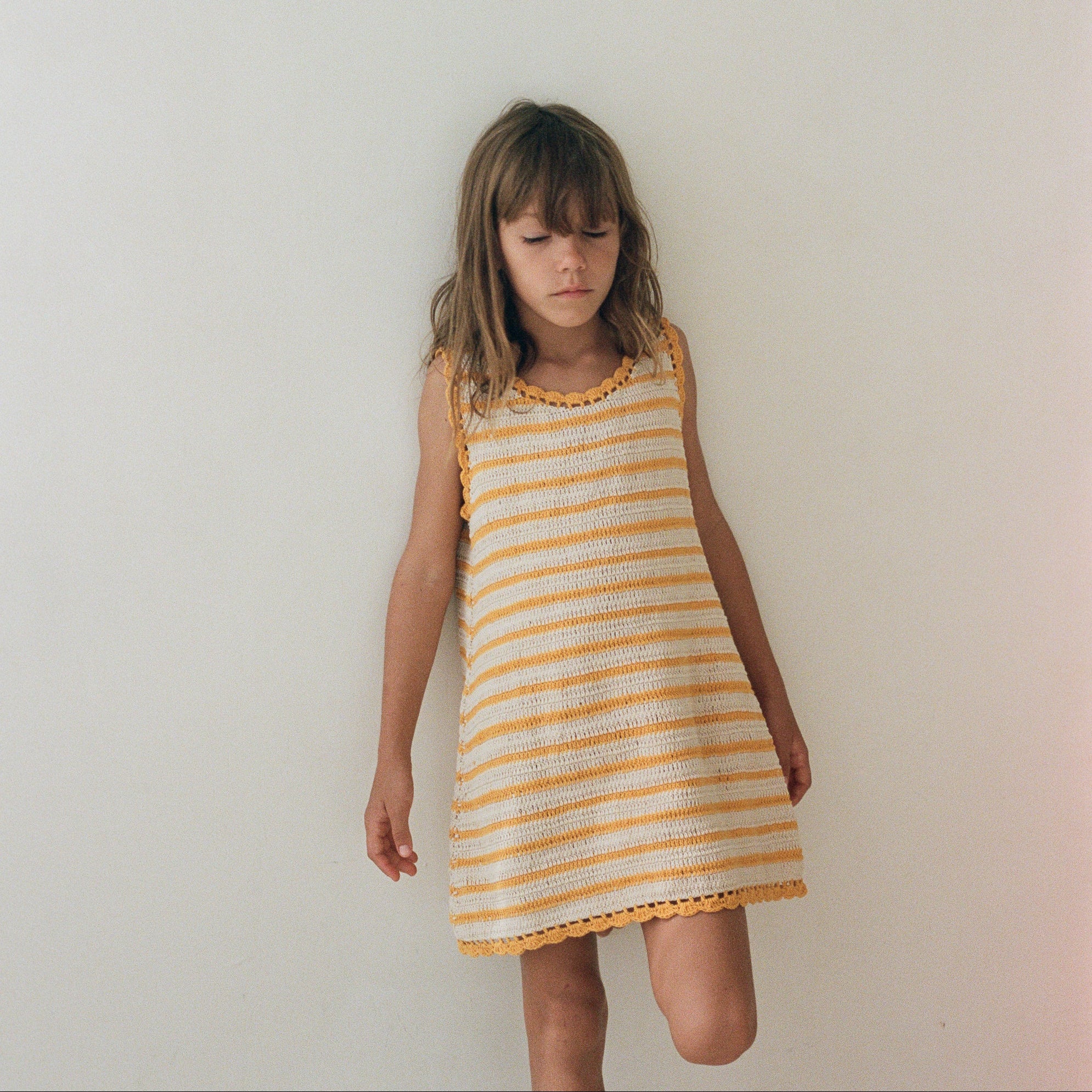 Crochet Mini Mango Stripe