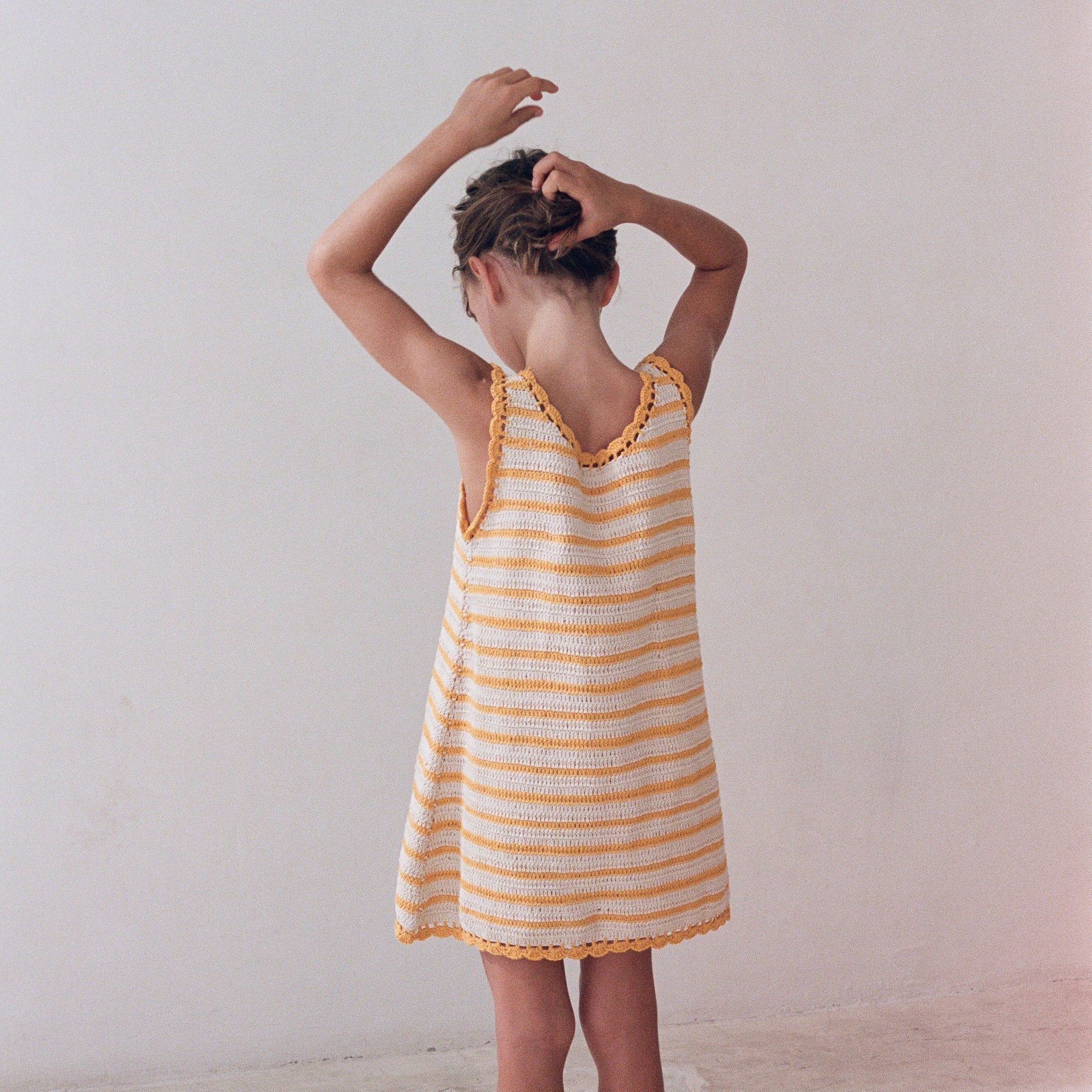 Crochet Mini Mango Stripe