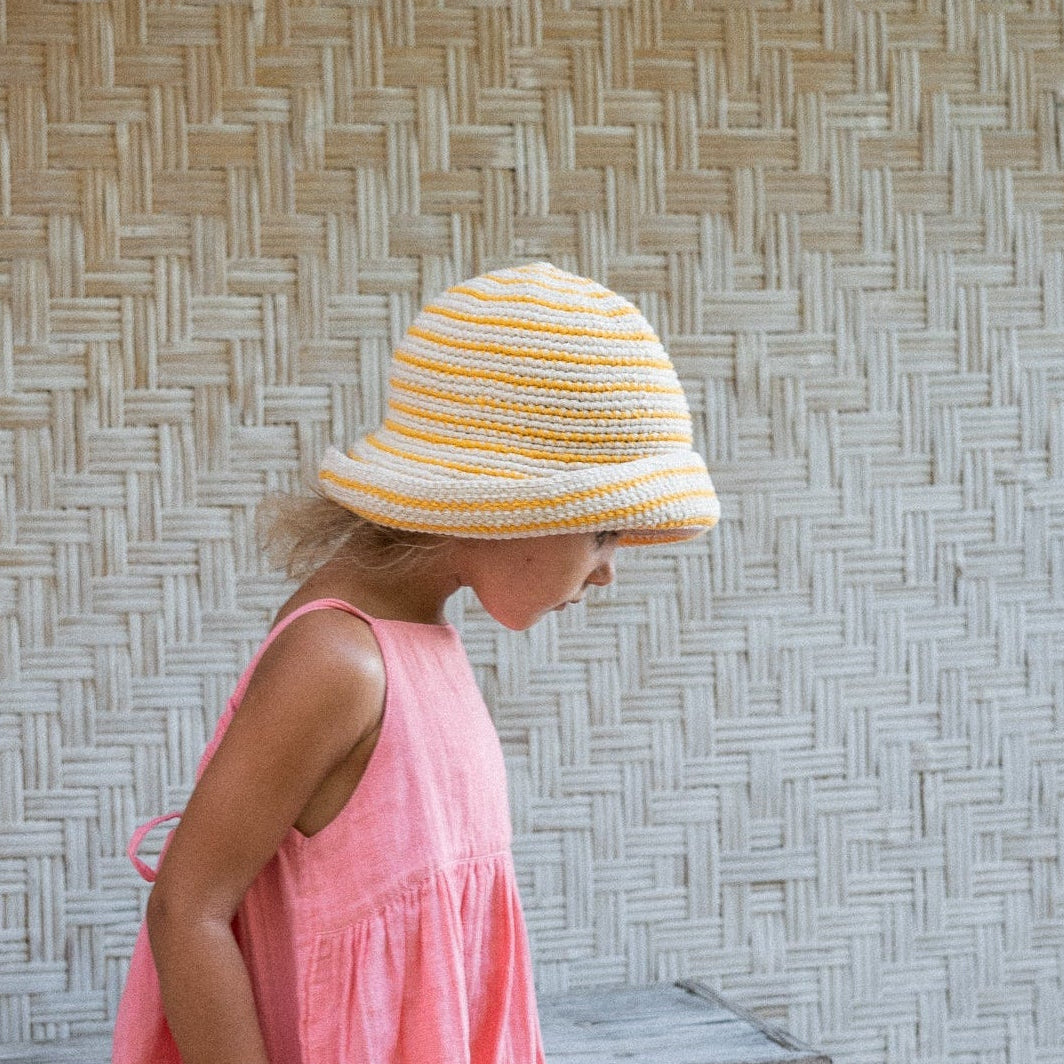 Crochet Hat Mango Strip