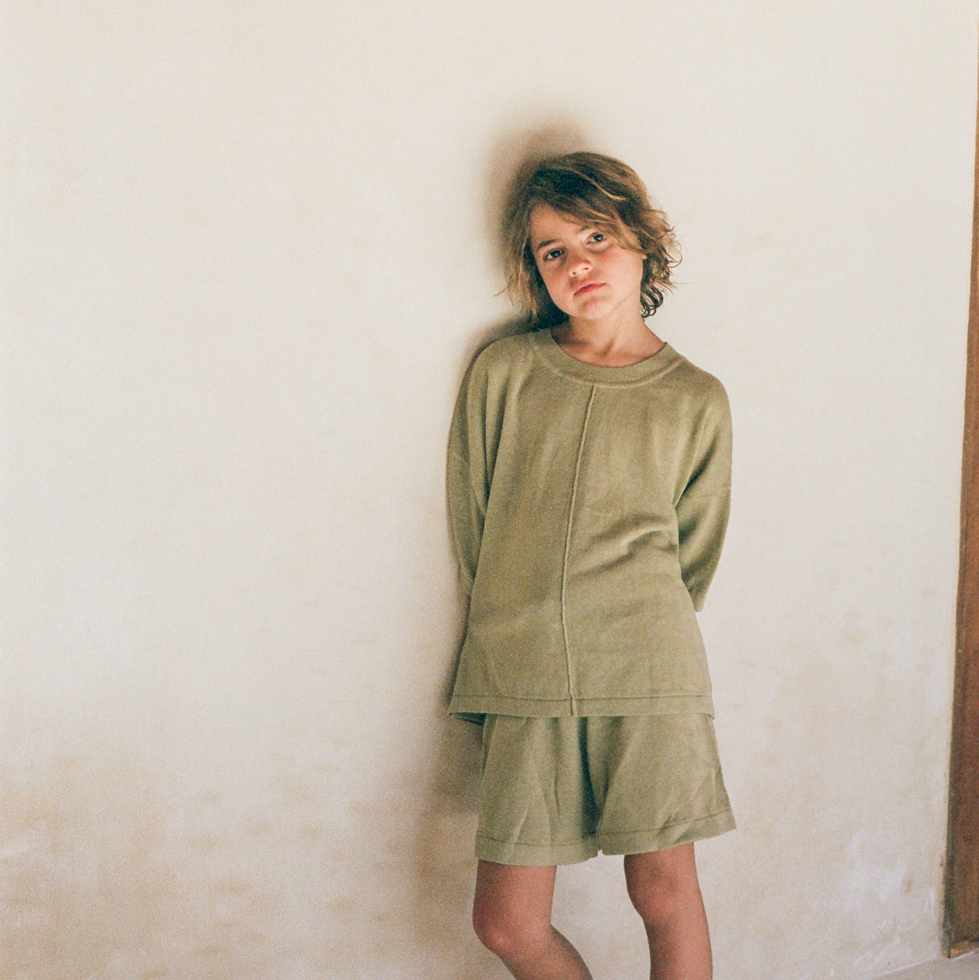 Lightweight Knit Shorts Moss
